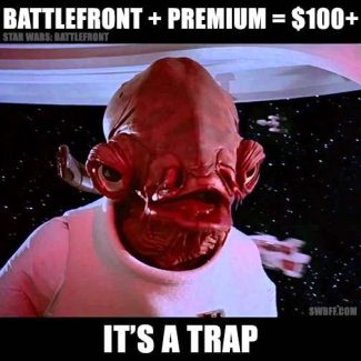 Admiral Ackbar – Battlefront It’s a Trap Meme