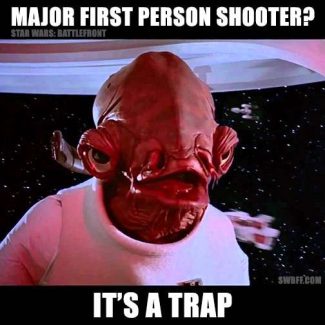 Admiral Ackbar – Battlefront It’s a Trap Meme